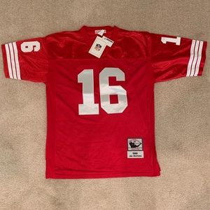 NWT Joe Montana Throwback 49ers Jersey